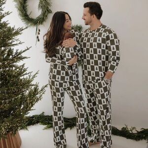 Forever French Bamboo Pajamas | Tree Checkerboard